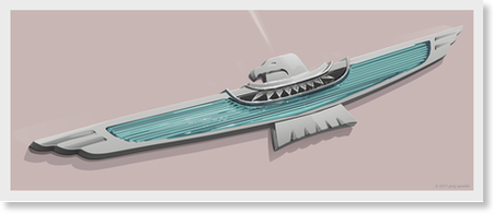 1961 Ford Thunderbird Emblem